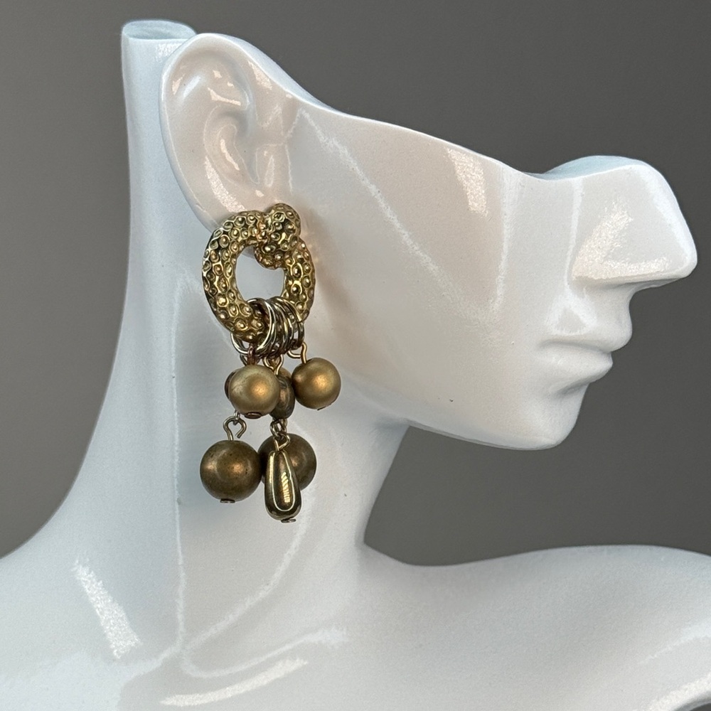Elegant Gold Dangle Earrings
